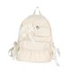 thumbnail image 2 of Mochila escolar de moda con lazo de cinta para adolescentes y niñas, mochila para estudiantes Beige, 2 of 10