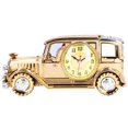 thumbnail image 2 of Alarm Clock, Portable Size Car Model Clocks Pen Holder Function Multifunctional With Large Dial Display For Bedroom For Office Desk Gold, 2 of 8