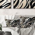 thumbnail image 3 of Designart "Elegant Zebra Stripes" Abstract Printed Throw Pillow, 3 of 5