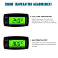 thumbnail image 4 of Runleader Digital Engine Temperature Gauge,Real-time RPM Display,Alert Temperature&RPM,Working Hours Tracking for Lawn Mower Generator Dirtbike Marine Compressor., 4 of 4