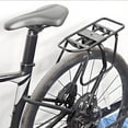 thumbnail image 3 of predolo Cycle Rear Rack Heavy Duty Rear Bike Rack Stable 3-Point Mount Adjustable Cycle Touring Rack for Commuters, 3 of 10