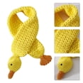 thumbnail image 2 of Cute Cartoon Duck Knitted Scarf for Kids Crochet Scarves for Fall and Winter, 2 of 11