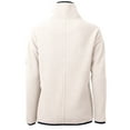 thumbnail image 3 of Women's Cutter & Buck Oatmeal Reading Fightin Phils Cascade Eco Sherpa Fleece Half-Zip Jacket, 3 of 3