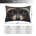 thumbnail image 2 of Fotbe Tribal Style Raccoon Funda de Almohada Decorativa Estilo Occidental, Lujo en Algodón, Fundas para Almohadas King, Cojín Estampado para Decoración del Hogar-16"x24", 2 of 6