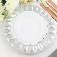 thumbnail image 5 of Balsa Circle 6 Silver Round 13 in Plastic Charger Plates Bejeweled Trim Wedding Party Events Decorations Supplies, 5 of 8
