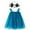 Peacock Blue, variant on Baby Girls Tulle Tutu Princess Dress+Flower Headband-Toddler Kids Wedding Birthday Casual Dresses
