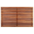 thumbnail image 2 of Nordic Teak 31.4" x 19.6" Oiled Shower and Bath Mat - Brown, 2 of 10