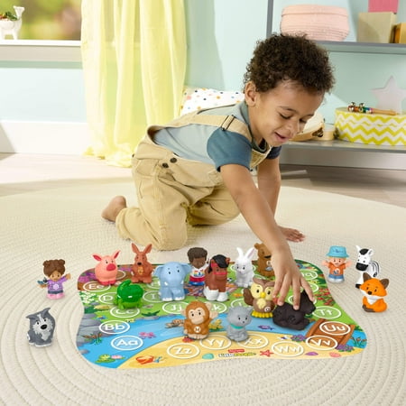Fisher-Price Little People Alphabet Fun, Playmat and 26 Figures for Toddlers & Kids