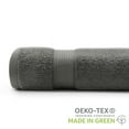 thumbnail image 2 of Microdry 100% Cotton Luxurious Bath Towel, 30" x 56", Dark Gray, 2 of 7