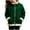 Z2-Dark Green, variant on BOBOGOJP Top Kids Hoodies Long Sleeve Solid Color Jackets Zip Up Sweatshirt for Boys Girls Winter Warm Coats Outerwear Red for Size 5-6 Years