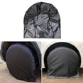 thumbnail image 3 of Lishi Housses de Pneus Imperméables pour Roues de Rechange Remorque RV, Noir, Lot de 4, 3 of 5