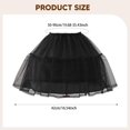 thumbnail image 7 of Women Petticoat Underskirt Puffy Tutu Skirt Mesh Fabric Adjustable Waist for Party Costume Cosplay Girls, 7 of 7