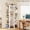 White, variant on Aheaplus 7-Tier L-Shaped Corner Cube Book Shelf - Wooden Storage Cabinet with Top Table for Small Spaces, Home Office, Bedroom, Living Room, Black Walnut