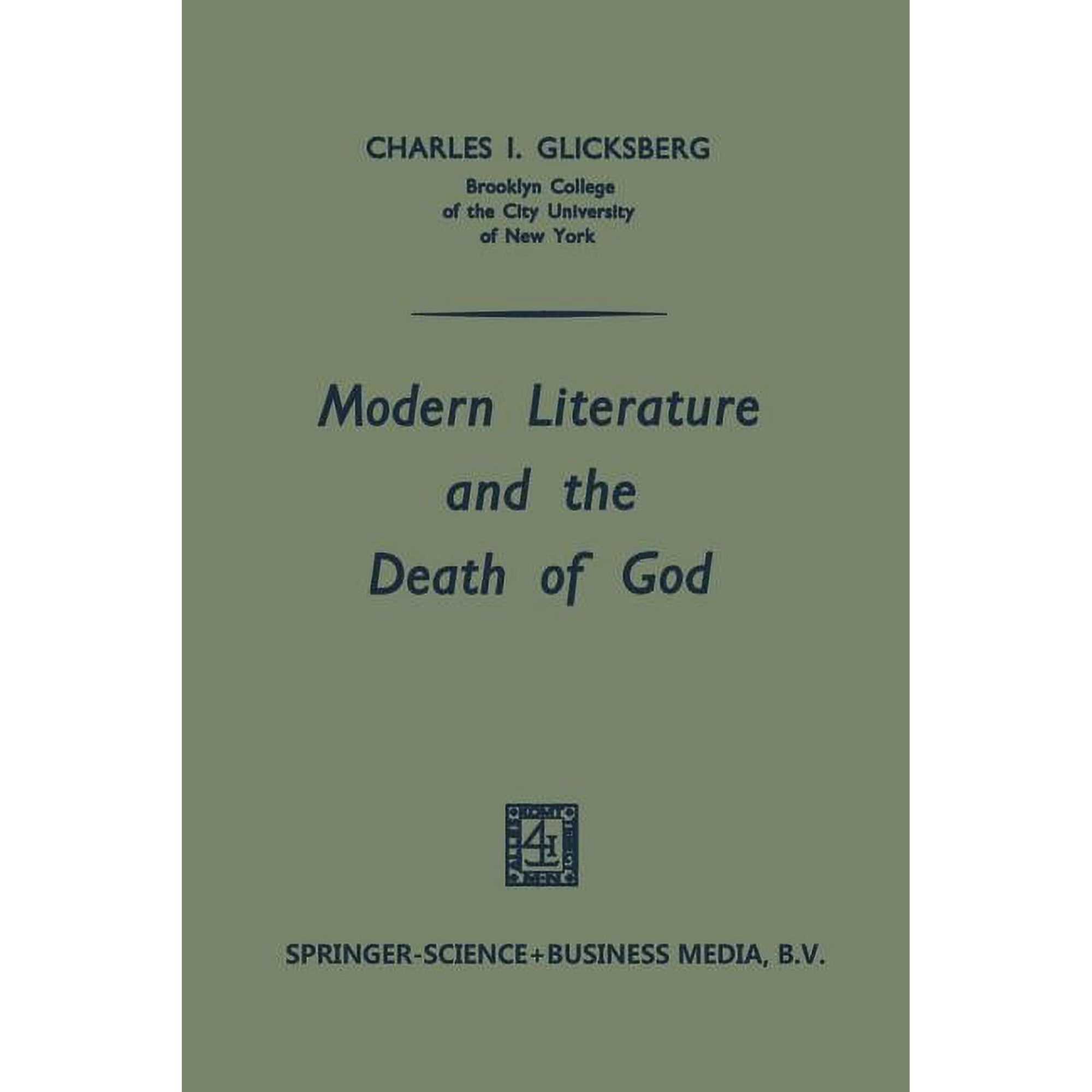 Modern Literature and the Death of God (Paperback)