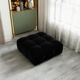 thumbnail image 3 of Sdorens Modular Sectional Sofa,L-Shaped Sofa Velvet Couch Free Combination Sofa,Ottoman for Living Room and Apartment,Black, 3 of 6