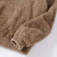 thumbnail image 4 of LSLJS Mode Femmes Hoodies & Sweatshirts, Haut Mode Femme Imprimé Léopard Hiver Confortable Manteau Manches Longues, 4 of 6