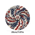 thumbnail image 3 of Clearance Under $5! InsCrazy 4th of July Decorations Outdoor Home Circular Decoration Pendant Wall Decoration Pendant Party Supplies 250th Anniversary Decorations, 3 of 8
