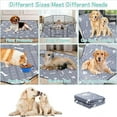 thumbnail image 6 of Self Heating Cat Dog Mat Thermal Pet Pad for Indoor Outdoor Non-Slip Washable Size 27.5x39.4 Inches (Gray/S), 6 of 7