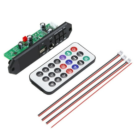 

12V 2*40W mp3 decoding board color screen recording call motherboard 80W