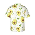 thumbnail image 4 of Fresh Avocado Men'S 3d Print Casual Button Down Shirts, Novelty Hawaiian Short Sleeves 3xl, 4 of 8