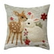 thumbnail image 2 of Fundas de almohada navideñas de 45 x 45 cm | Fundas de almohada decorativas festivas con tela de algodón suave y cremallera oculta para sofá, dormitorio, decoración del hogar, 2 of 5
