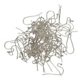 thumbnail image 4 of 100xBrass French Wire Pendiente Gancho Conectores DIY Hallazgos Plata jinwen Ganchos del pendiente, 4 of 4