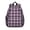 Purple and Black-1, variant on Purple and Black Checkered Pattern Backpack for School, Cute School Bag with Adjustable Shoulder Straps and Padded Back, 15"x11.42"x5.5"