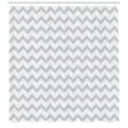 thumbnail image 2 of Ambesonne Grey and White Shower Curtain, Geometrical Zigzag, 69"Wx75"L, Pale Grey White, 2 of 2