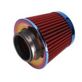 thumbnail image 2 of 76mm/2.99in Modified Aluminum Alloy Mushroom Head Air FilterRed, 2 of 5