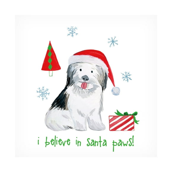 Trademark Fine Art 'Christmas Puppers III' Canvas Art by Farida Zaman