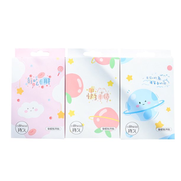 Parche repelente de mosquitos, pegatina repelente de mosquitos para exteriores no tejida de dibujos animados, pegatina repelente de mosquitos para plantas de adultos infantiles Wmkox3442yii hfskjfh3435