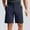 Navy, variant on Mens Shorts Clothing Under $10 Solid Color Casual Button Waist Pockets Outdoors Golf Shorts Straight Barrel Trekking Shorts Pants