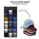 thumbnail image 5 of Estante para sombreros, organizador con 24 bolsillos, exhibición, colección de gorras de béisbol, estante para sombreros de béisbol, 5 of 7