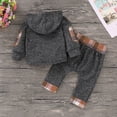 thumbnail image 5 of URMAGIC 3M-3T Baby Boy Sweatshirt Set Toddler Infant 2Pcs Long Sleeve Pullover Hooded Sweatshirt+Pants Outfits, 5 of 10