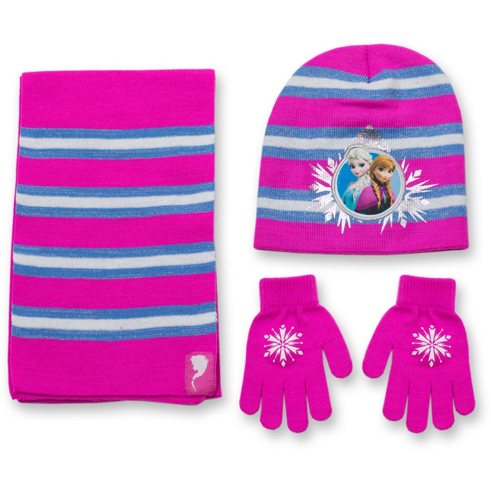 Disney Frozen Disney Frozen Girls' Hat,Glove and Scarf 3 Piece Set