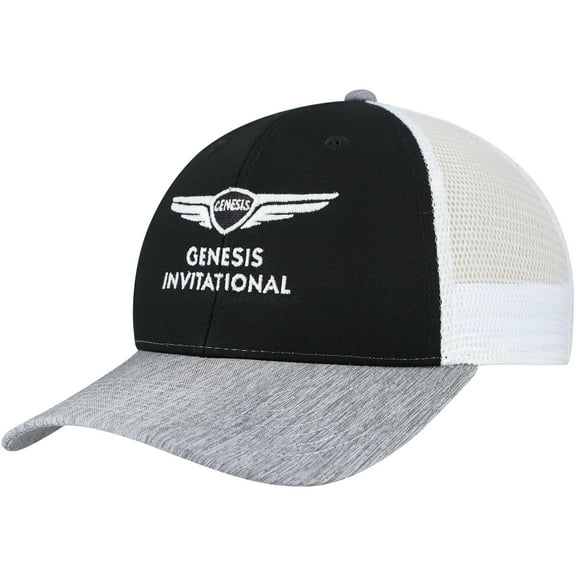 Men's Ahead Black Genesis Invitational Brant Mesh Adjustable Hat