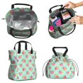 thumbnail image 2 of Pioneer Flower Floral Print Pattern Drawstring Lunch Bag Women - Drawstring Lunch Bag Insulated for Work Office - Stain-Resistant Large Lunchbags for Women with Multi-Pockets, 2 of 6