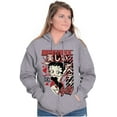 thumbnail image 3 of Kanji Style Betty Boop Beautiful Zip Hoodie Sweatshirt Women Brisco Brands S, 3 of 5