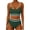 Army Green, variant on Women's Bikini Sets Square Collar Bra Panty Matching Bathing Suits Two Piece Summer Fashion Swimsuits