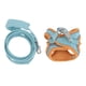 thumbnail image 2 of Arneses y correas para gatos, reflectantes, ajustables, a prueba de fugas, para pasear al aire libre, color azul, naranja, XL, 2 of 10