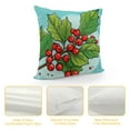 thumbnail image 4 of Nawypu  Merry Christmas Pillow Covers  Winter Holiday Happy New Year Red and White Striped Throw Pillow Cover Cushion Case Decoration for Sofa Couch, 4 of 5