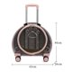 thumbnail image 5 of Bolsa de transporte para, mochila, transpirable, correa ajustable para el hombro, cremalleras dobles, Rosa translúcido Jinwen Caja de la carretilla, 5 of 8