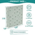 thumbnail image 3 of Three Ring Binder Simple Flowers 1.5 Inch Round Binder D-Rings for Office Supplies and More, 3 of 10