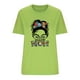 thumbnail image 3 of Elegante blusa de manga corta con cuello redondo y manga abullonada para mujer OAVQHLG3B Store  lin121212, 3 of 3