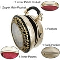 thumbnail image 5 of Baguery PVC Clock Shaped Crossbody Bag - Waterproof Adjustable Shoulder Purse for Women, 5 of 7