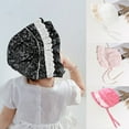 thumbnail image 5 of Gorro bonito para nacimiento de niña, gorro de algodón suave para recién nacido, para niñas de 3 a 6 meses, talla S, 5 of 5