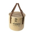 thumbnail image 2 of GARENDE Foldable Bucket Leakproof Drain Basket for Gardening Car Washing Backpacking Khaki, 2 of 9