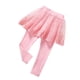 thumbnail image 1 of Qarigey Leggings para niños Leggings de encaje para niña elástica para niños Pantalón Prendas para la parte inferior del cuerpo rosado 120cm, 1 of 6
