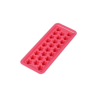 3 Flexible Shaped Plastic Synthetic Rubber Ice Cube Trays Fish Flower Star