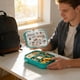 thumbnail image 4 of CaiYueKe Microwave Safe Bento Box with Compartments Reusable Lunch Container Leakproof Meal Prep Box for Adults Office Eco Friendly Plastic Food Storage with Utensils Easy Clean Dishwasher Safe, 4 of 8